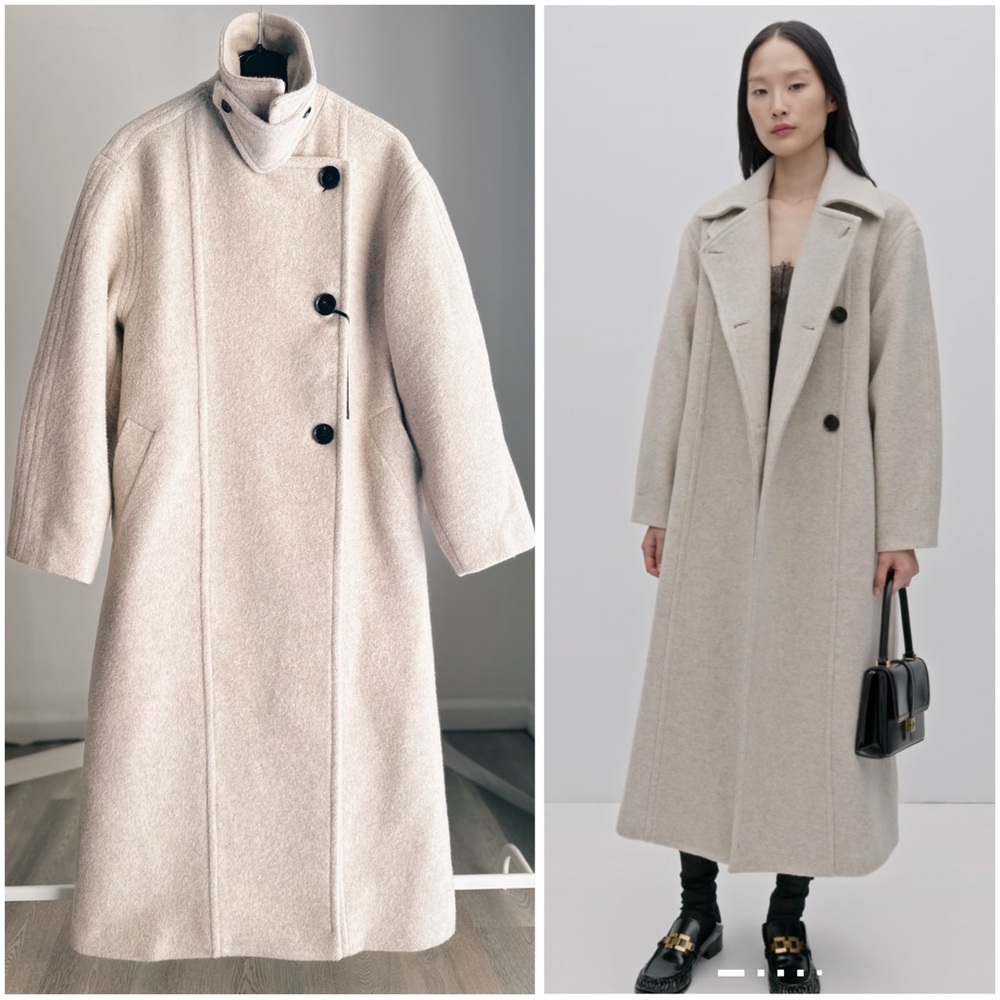 Mango Manteco Wool Coat - Picture 1 of 13